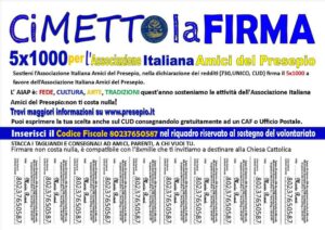 Locandina 5x1000 AIAP 2018
