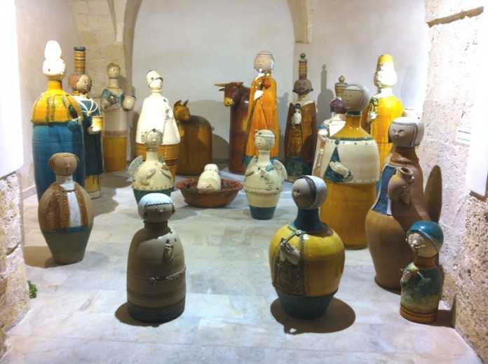 Presepe in ceramica di Grottaglie
