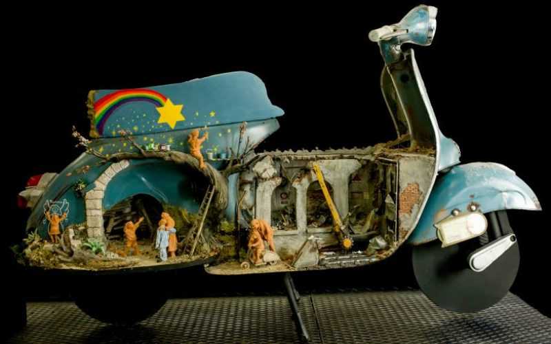 Presepe in Vespa - caltagirone