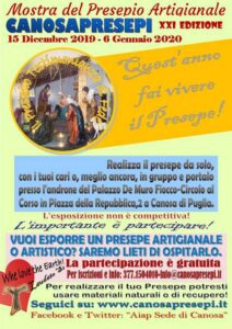 Volantino CanosaPresepi 2019