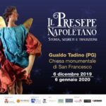 locandina mostra presepe napoletano - gualdo tadino 2019