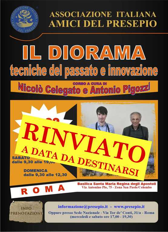 locandina rinvio - pigozzi celegato corso roma