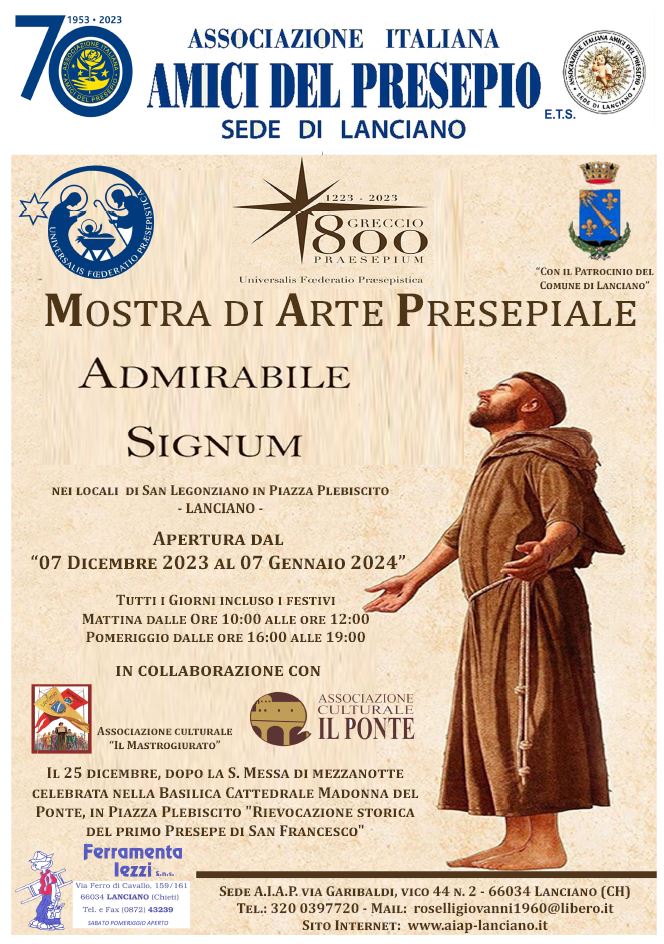 Laciano 2023 mostra presepi